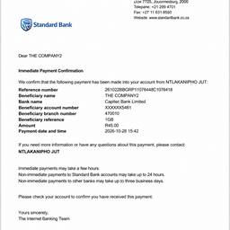 Bank Payment Date Edit