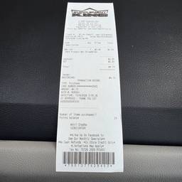 Before - Receipt Item Transfer