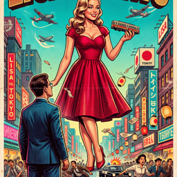 Lisa vs. Tokyo Poster