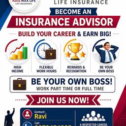 Insurance Advisor Recruitment Poster