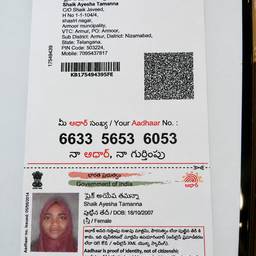 Aadhaar Birth Year Edit