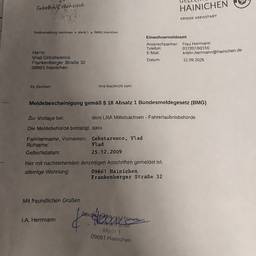 German Document Date Edit