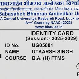 Student ID Card Edit