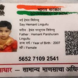 Aadhaar Card Birth Year Edit