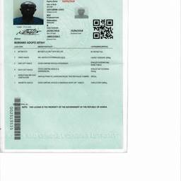 Ghana Licence Name Change