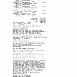 Merge Receipt Screenshots
