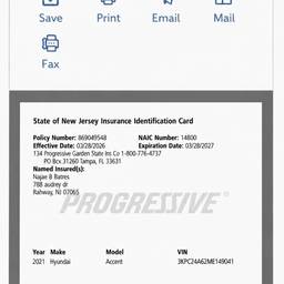 Insurance Card Date Change