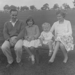 Before - Restored Vintage Family Photo