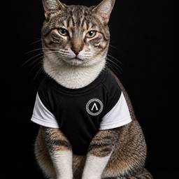 Después - Edición de Foto Realista de Gato