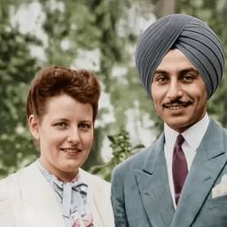 After - Vintage Portrait Turban Edit