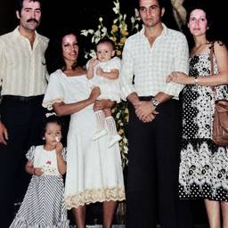 Sharpened Vintage Family Portrait