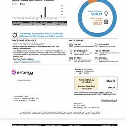 Edit Utility Bill Name & Address