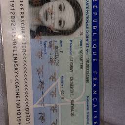 French ID Card Date Edit