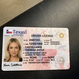 Texas Driver's License Edit