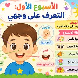 Arabic Kindergarten Body Poster