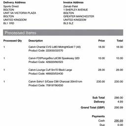 Edit Invoice Text AI