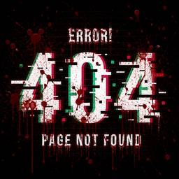 Bloody 404 Error Page