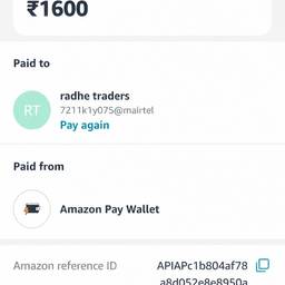 Edit Amazon Pay Receipt