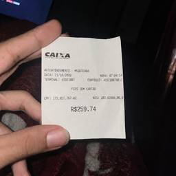Edit Receipt Amount