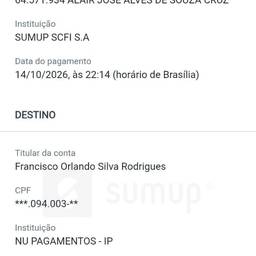 Antes - Edição de Data em Comprovante Pix