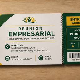 Corporate Event Ticket Design