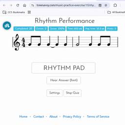 Après - Modification de Capture d'Écran de Quiz de Rythme