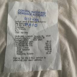 Edit Receipt Change Amount