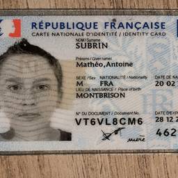 After - French ID Card DOB Edit
