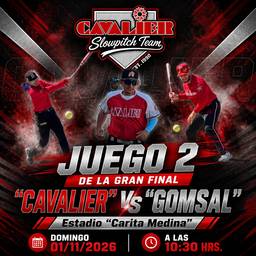 Cavalier Slowpitch Final Poster