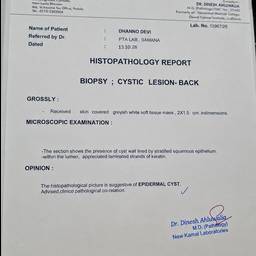 Avant - Modification de Texte de Rapport Médical