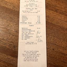 Before - Replace Text on Receipt