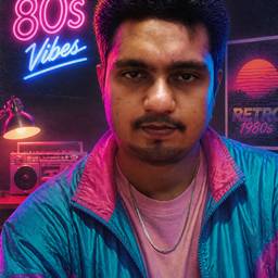 80s Style Photo Edit