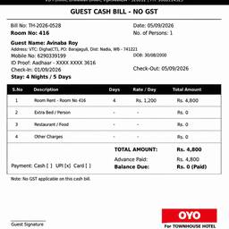 Remove Stamp from Receipt