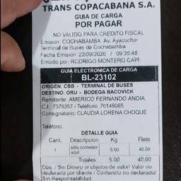 Transport Receipt Editor
