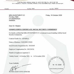 Certificate Date Change