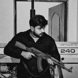 AKM Gun Photo Edit
