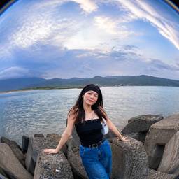 Fisheye Lens Portrait