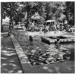 After - Old Pool Photo Restored