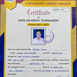 Antes - Edición de texto de certificado deportivo