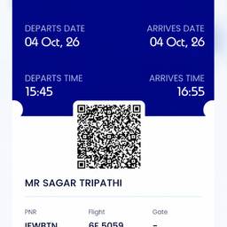 Boarding Pass Date Edit