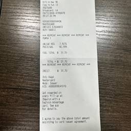 Edit Receipt Date Time