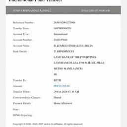 Después - Editar Recibo de Transferencia Bancaria