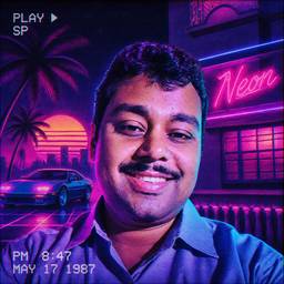 80s Retro Style Photo