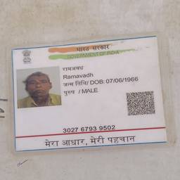 Before - Aadhaar Card DOB Edit