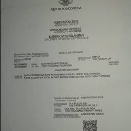 Before - Fix Skewed Document Photo