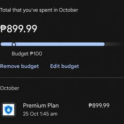 Budget App Screenshot Edit