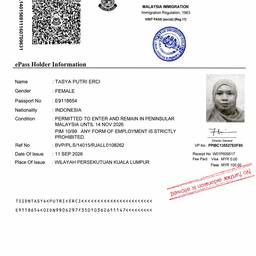 Después - Documento ePass malasio restaurado