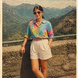 80s Vacation Polaroid Edit