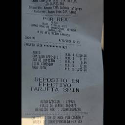 Receipt Date Change