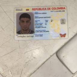 Antes - Cambio de foto en cédula colombiana